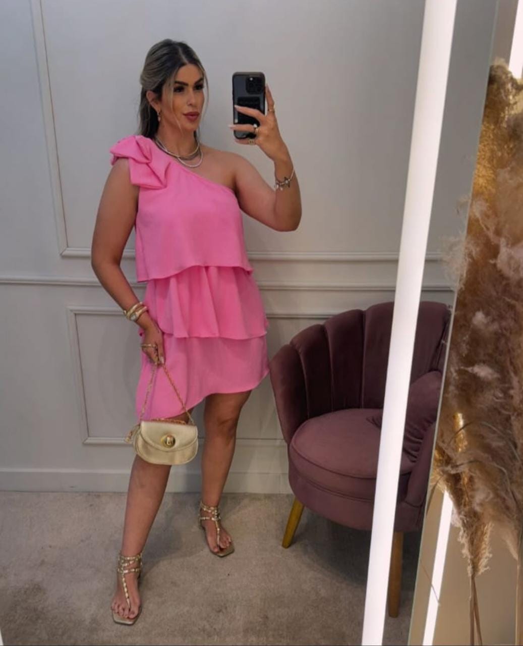 Vestido Crepe Luna