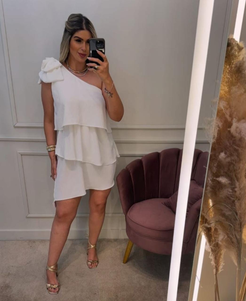 Vestido Crepe Luna