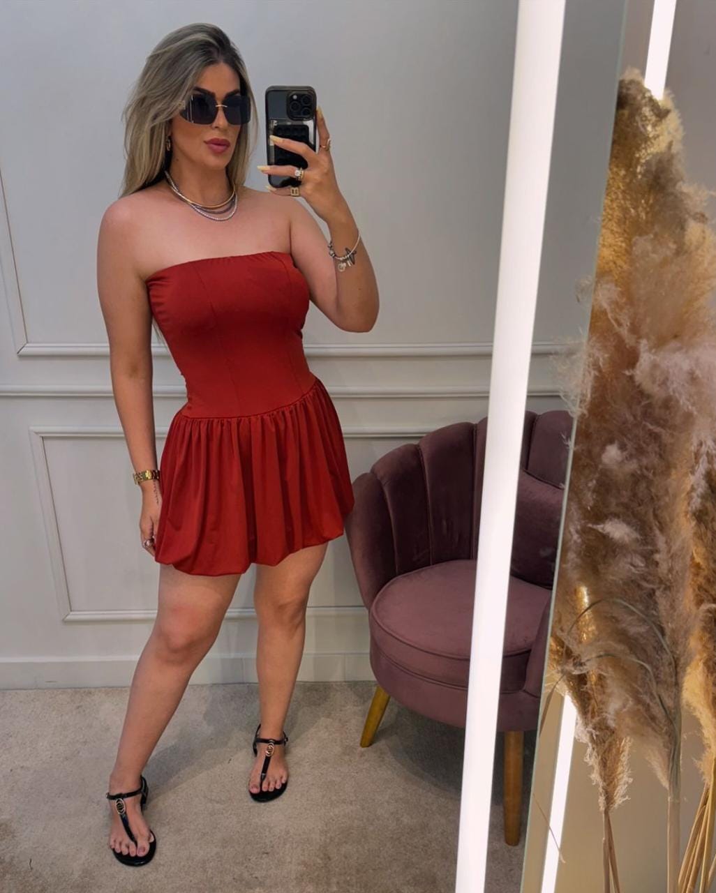 Vestido Balone Poliamida