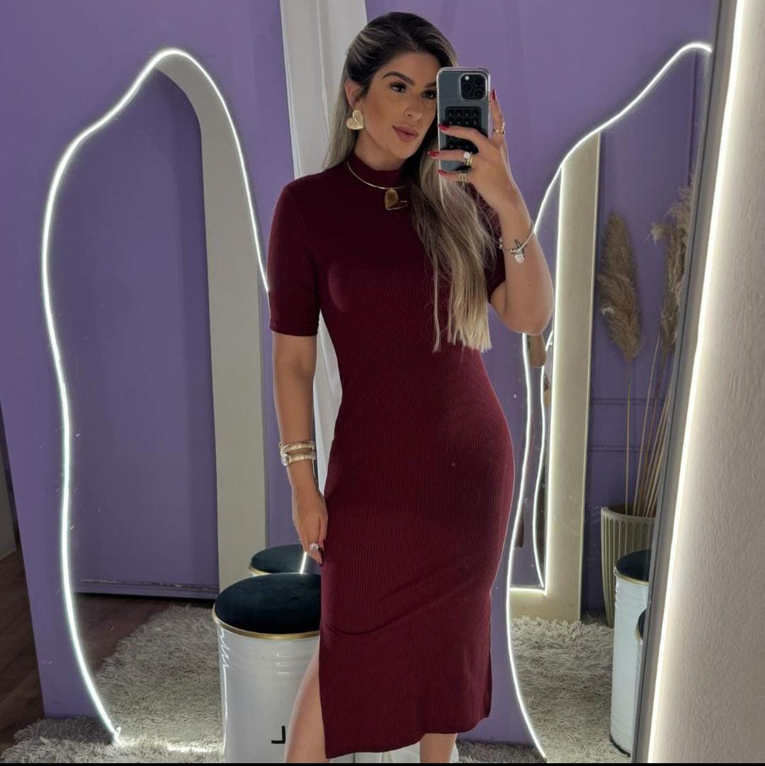 Vestido Canela 100% Algodão
