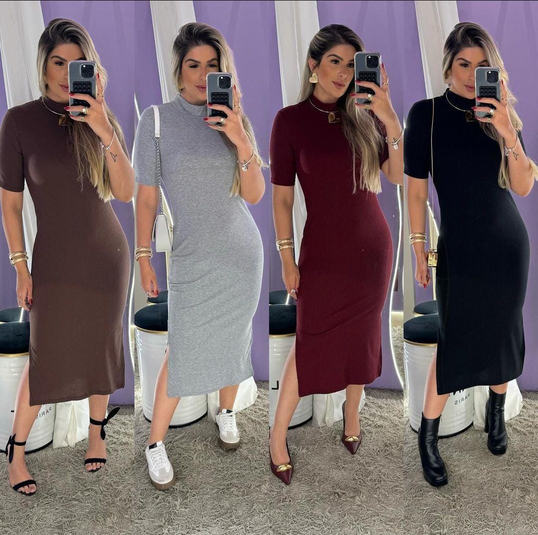 Vestido Canela 100% Algodão