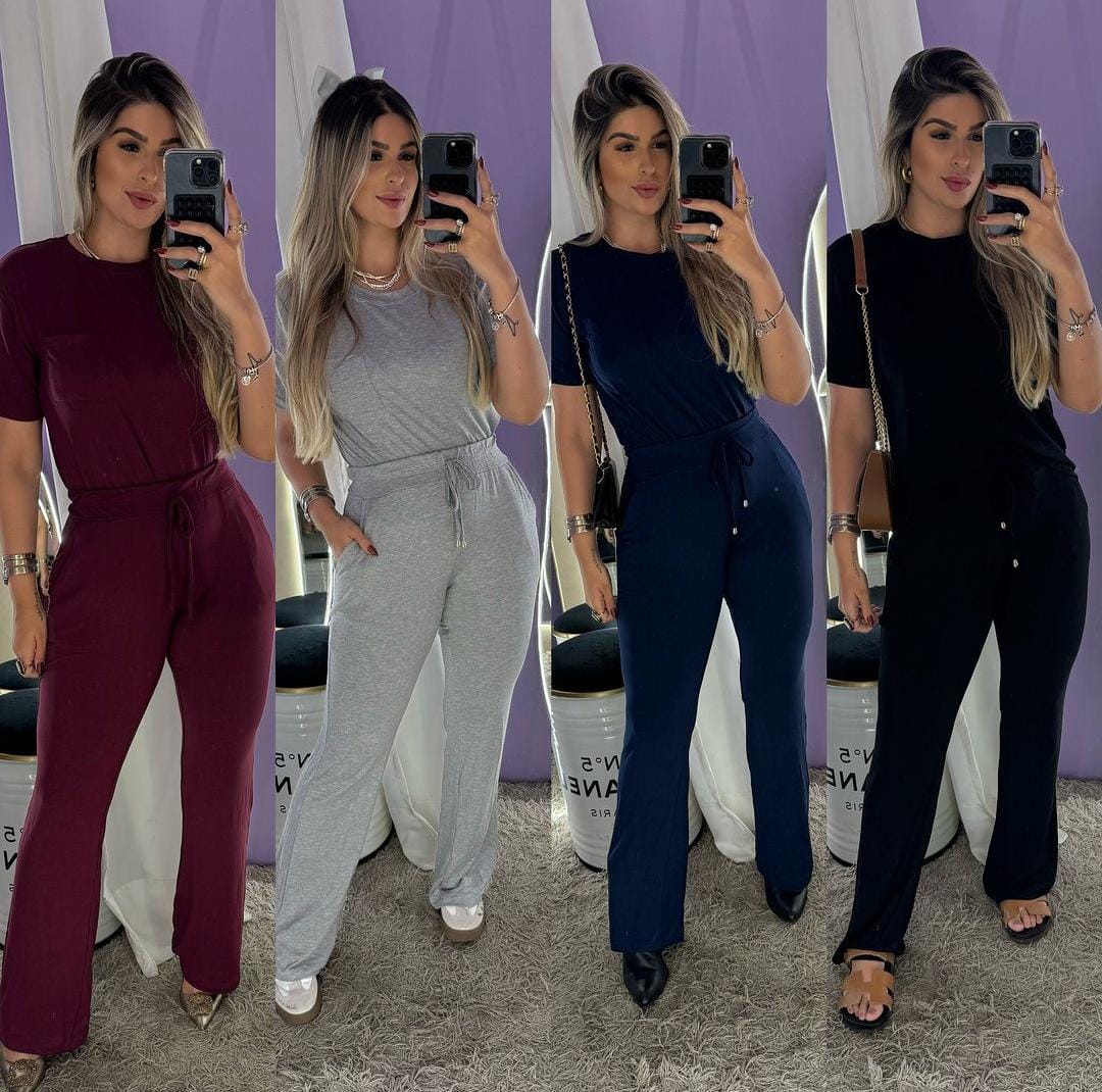 Conjunto Malha 100% Algodão