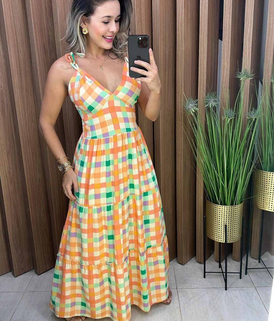 Vestido Longo Viscolinho
