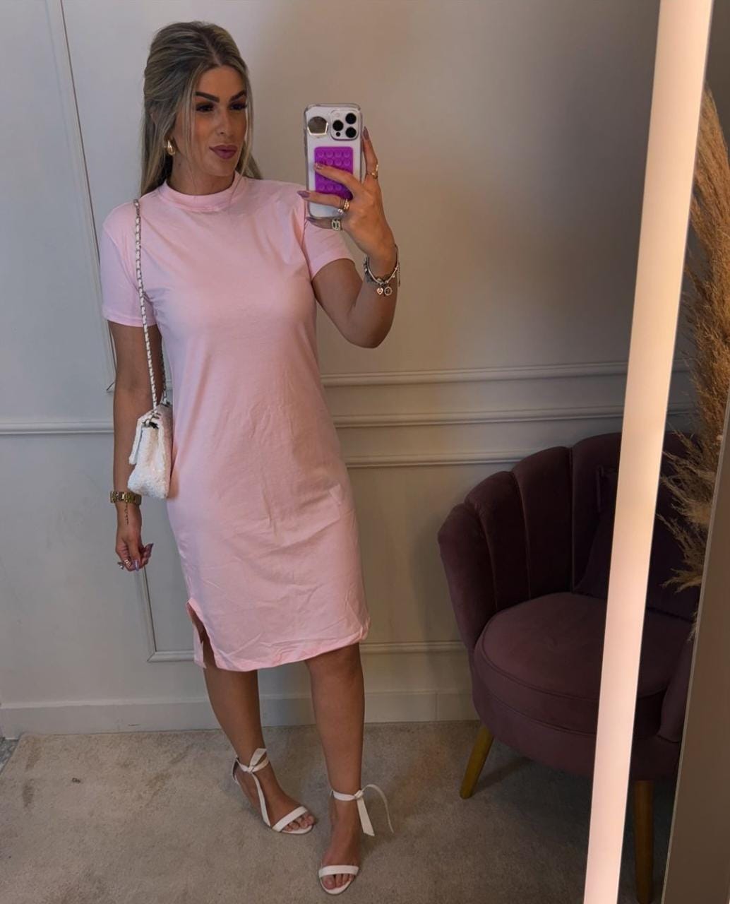 Vestido Malha 100% Algodão