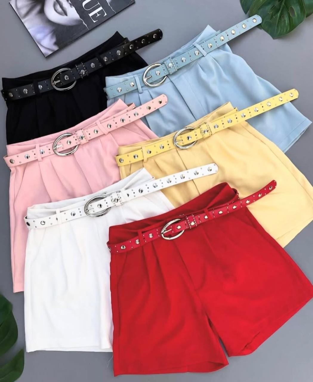 Short Alfaiataria Social com Cinto