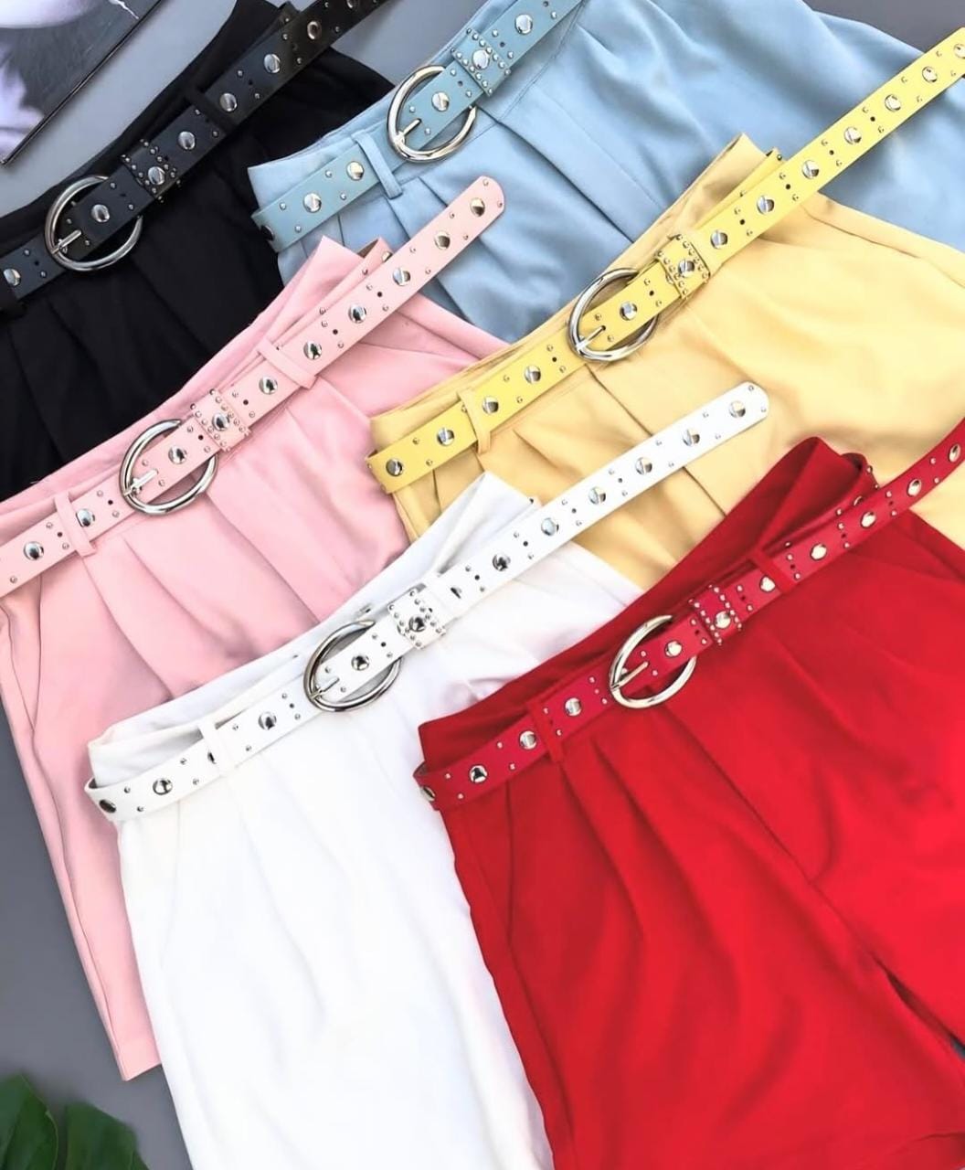 Short Alfaiataria Social com Cinto