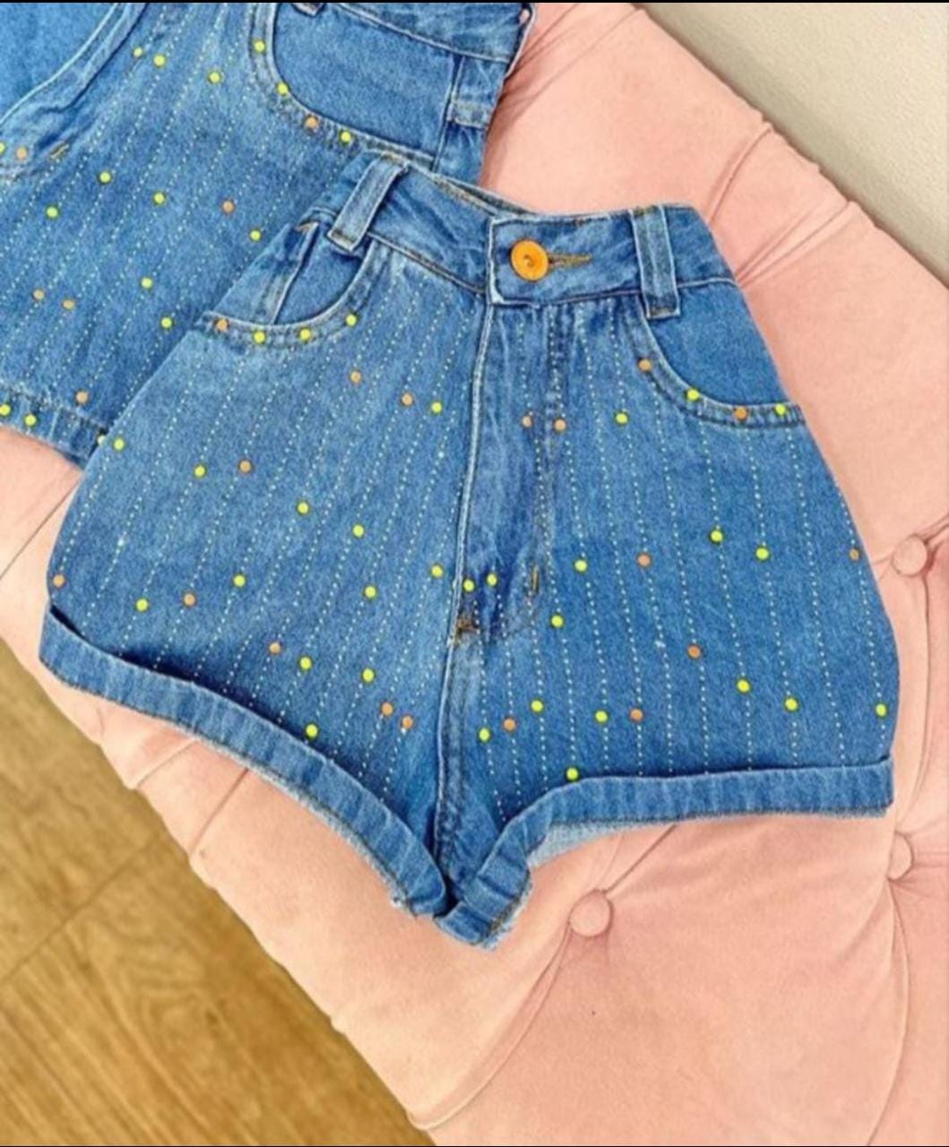 Short Jeans Brilho
